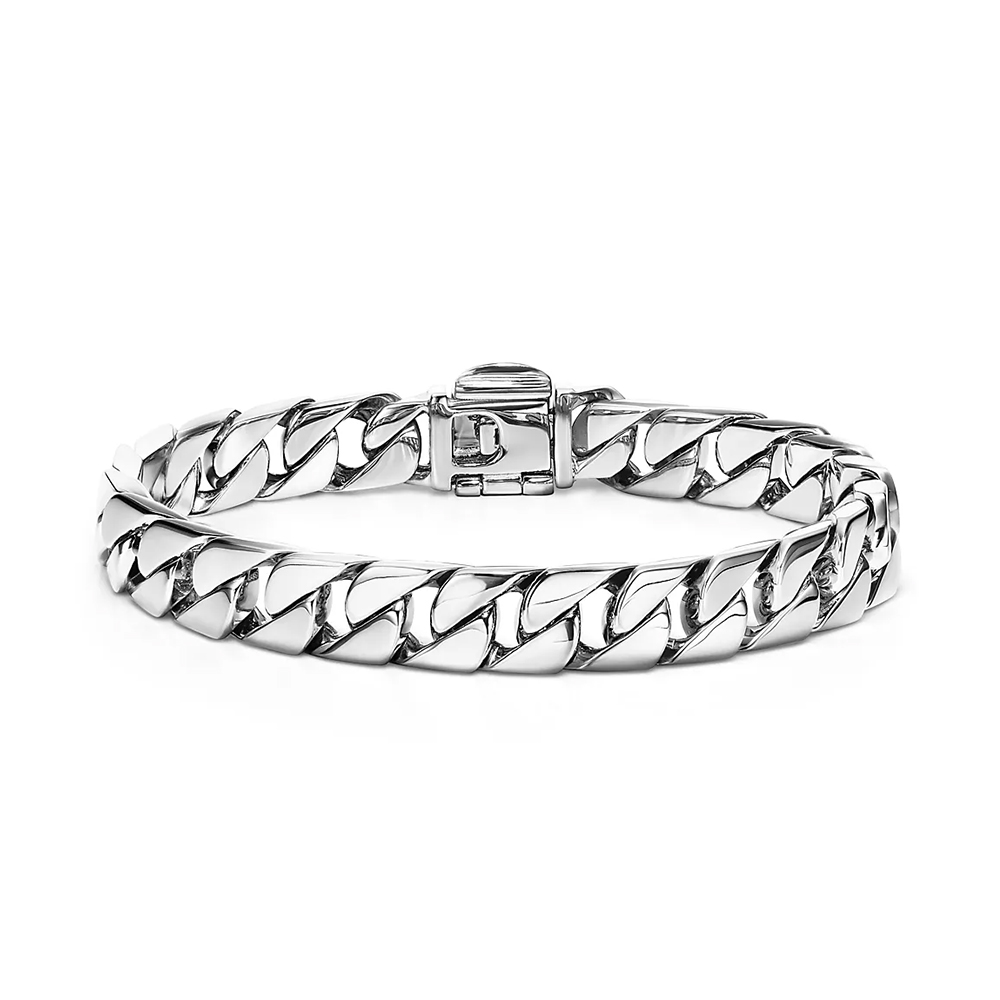 Chain Silver Mens Bracelet